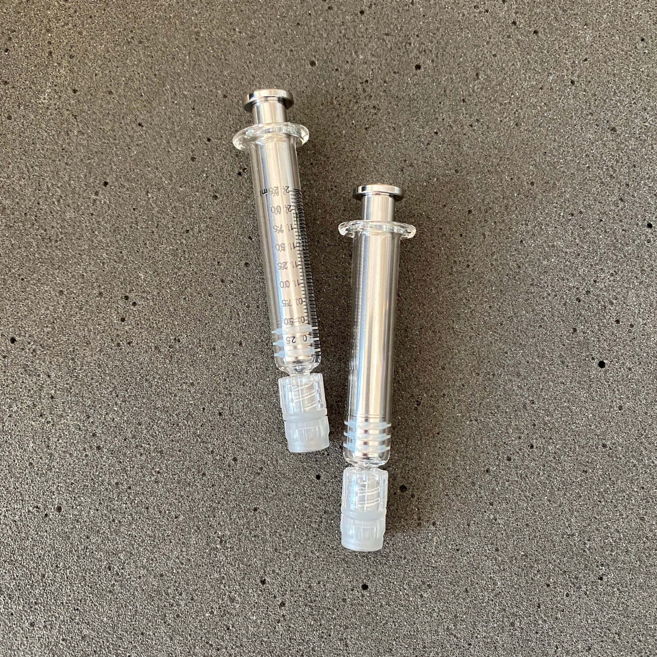 Empty Glass Syringes