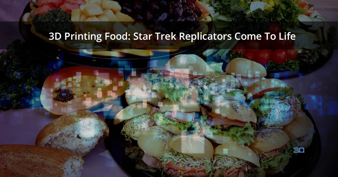 3D Printing Food: Star Trek Replicators Come To Life